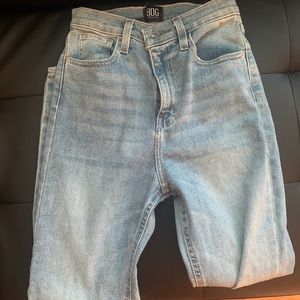 BDG girlfriend high waisted crop jeans